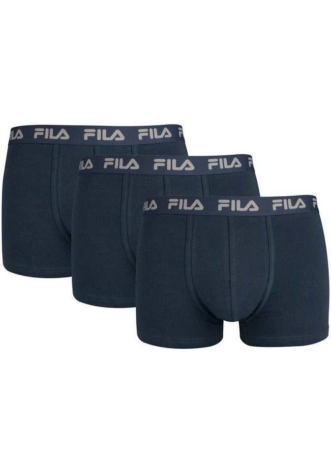 Fila Boxershorts MAN BOXER SHORTS (3er Pack) mit elastischem Logobund von Fila