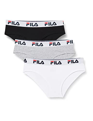 FILA Unterhosen Damen Atmungsaktiv, Unterwäsche Frauen, Luftiges Netzgewebe, Angenehm (3er Pack) von FILA