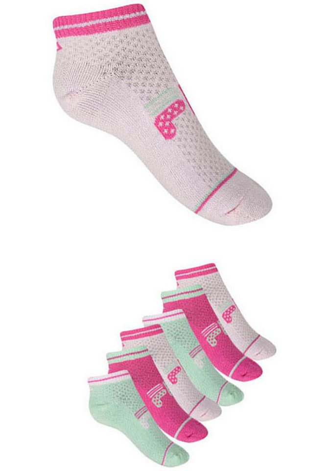 Fila Freizeitsocken JUNIOR GIRL INVISIBLE SOCKS (6-Paar) mit elastischem Bündchen von Fila