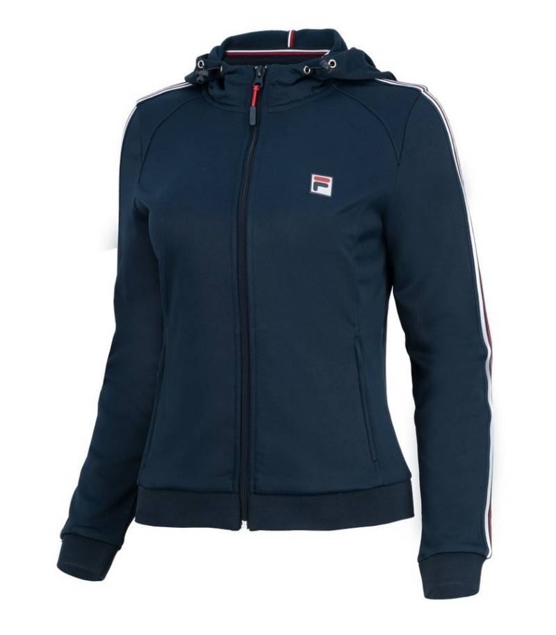 Fila Kapuzenpullover Tennisjacke (Coachjacket) Fiona mit Kapuze peacoatblau Damen von Fila
