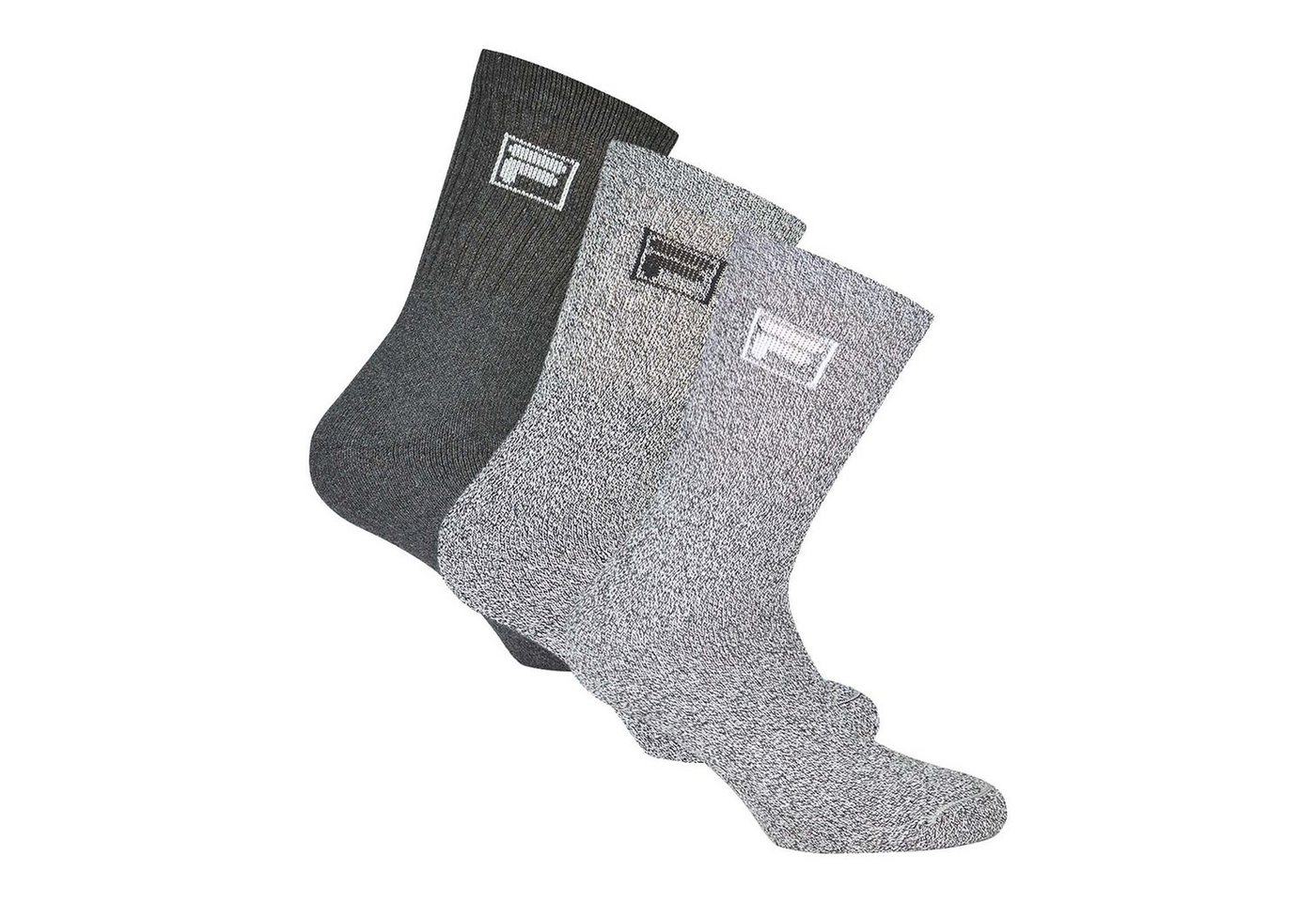 Fila Kurzsocken 3 Paar Socken Unisex - Frottee Tennissocken, Crew von Fila