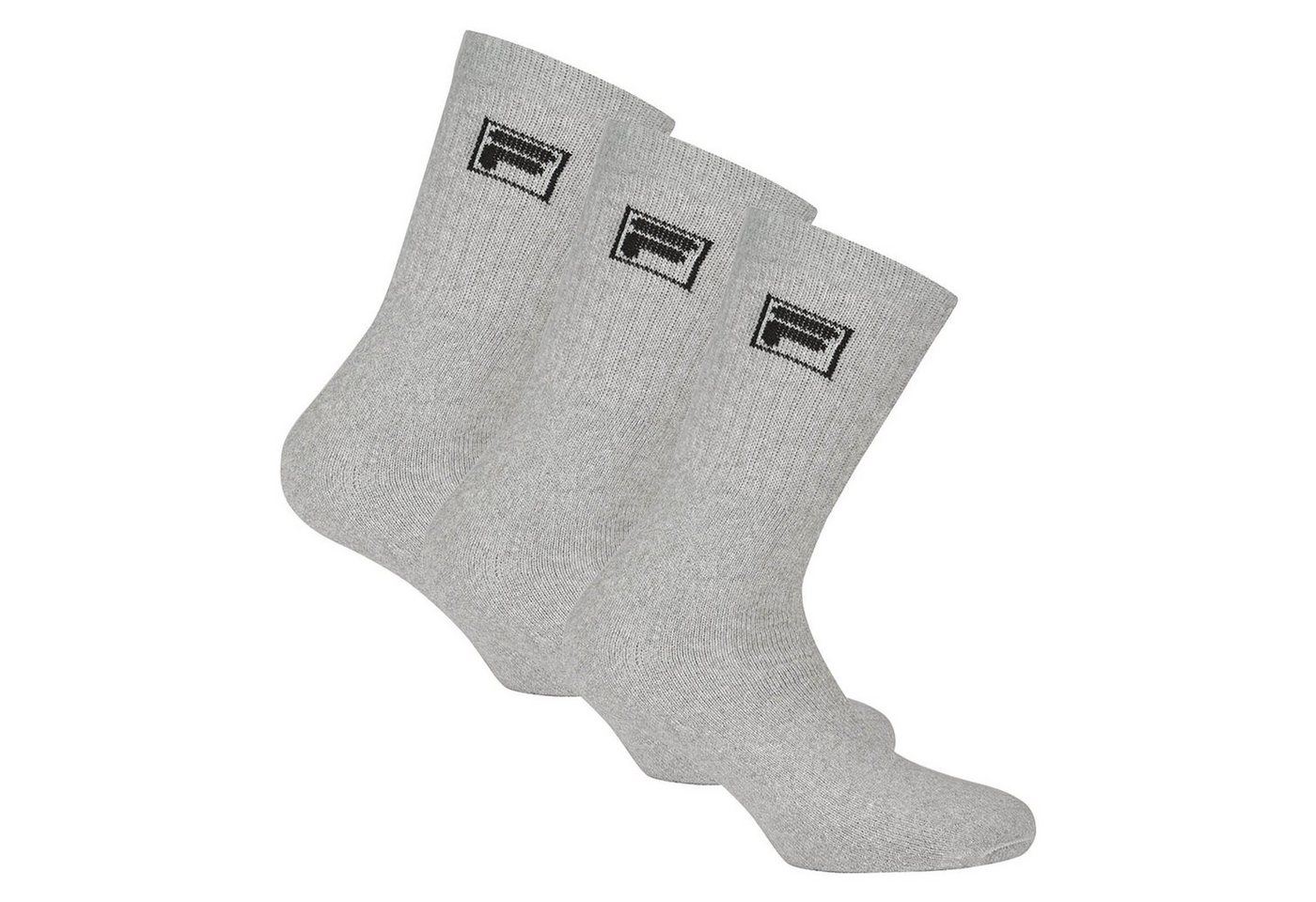 Fila Kurzsocken 3 Paar Socken Unisex - Frottee Tennissocken, Crew von Fila