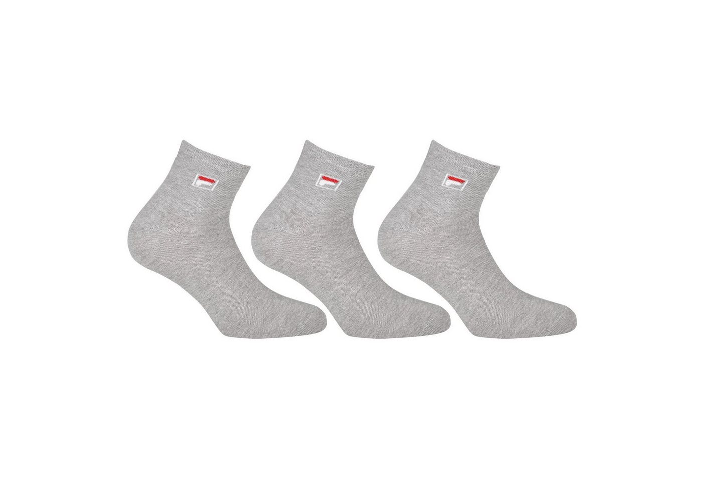 Fila Sneakersocken Quarter Socken Unisex, 3 Paar - Kurzsocken, Sport von Fila