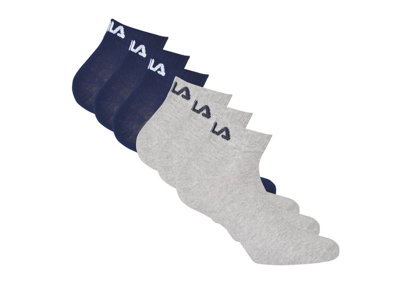 Fila Kurzsocken Unisex Quarter Socken, 6er Pack - Kurzsocken von Fila