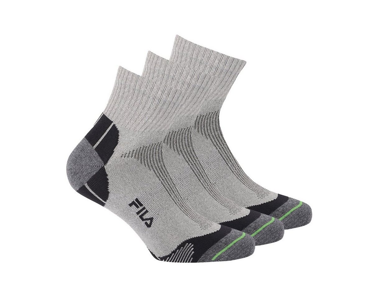 Fila Kurzsocken Unisex Socken, 3 Paar - Quarter Multisport von Fila