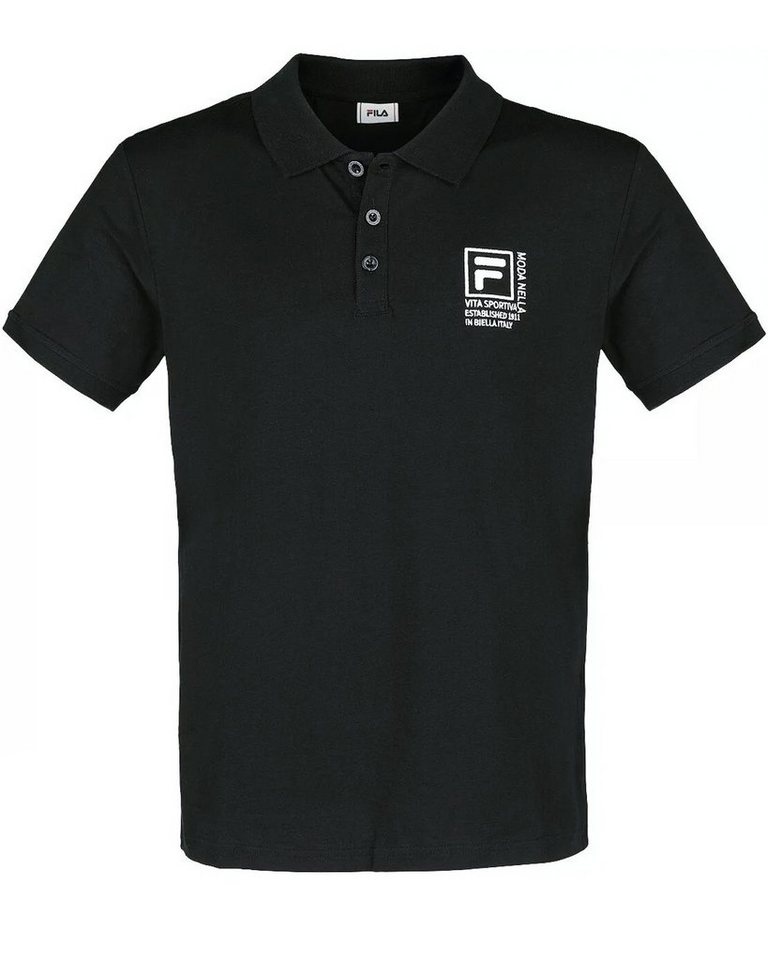 Fila Poloshirt Kurzarm Logo Shirt - RIGG Schwarz von Fila