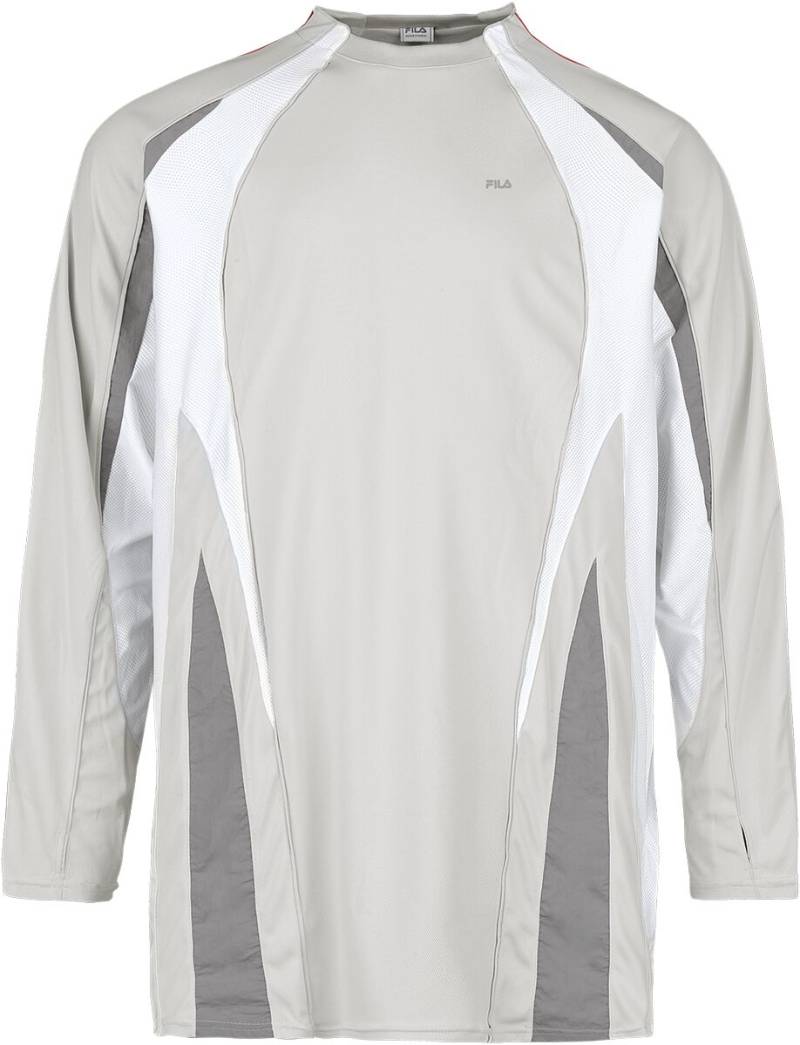 Fila S1 LONGSLEEVE Langarmshirt altweiß grau in L von Fila