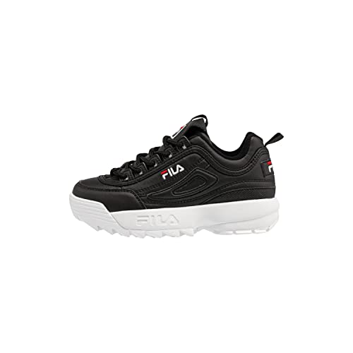 FILA Unisex Kinder Disruptor Teens Sneaker, Black, 39 EU von FILA