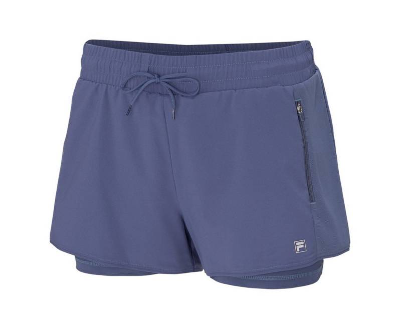 Fila Shorts Tennishose Elea (mit Innenhose) kurz indigoblau Damen von Fila