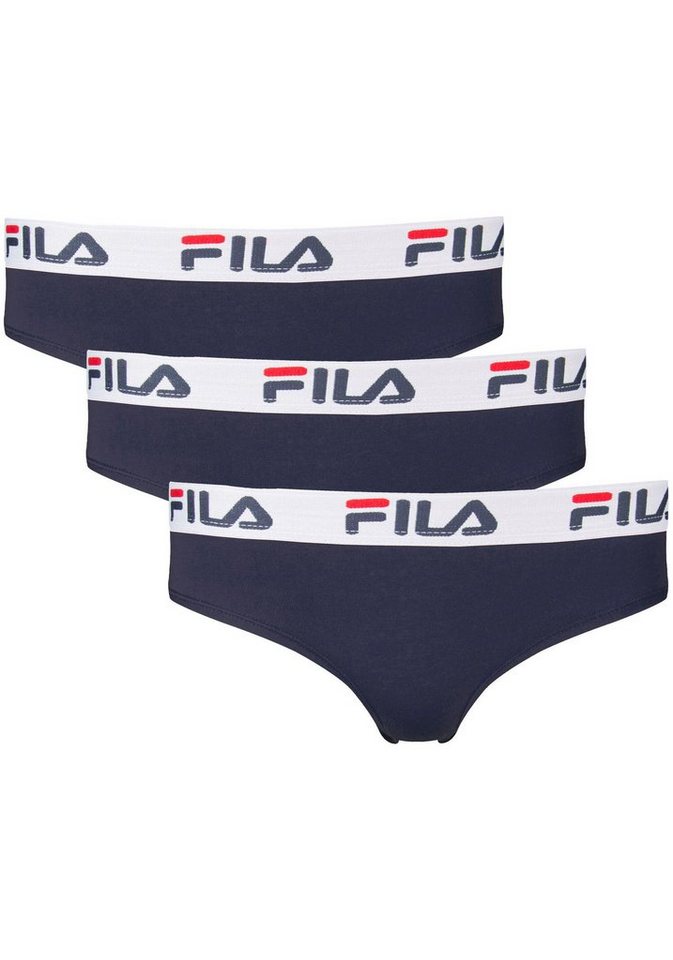 Fila Slip WOMAN BRIEF (3er Pack) mit elastischem Logobund von Fila