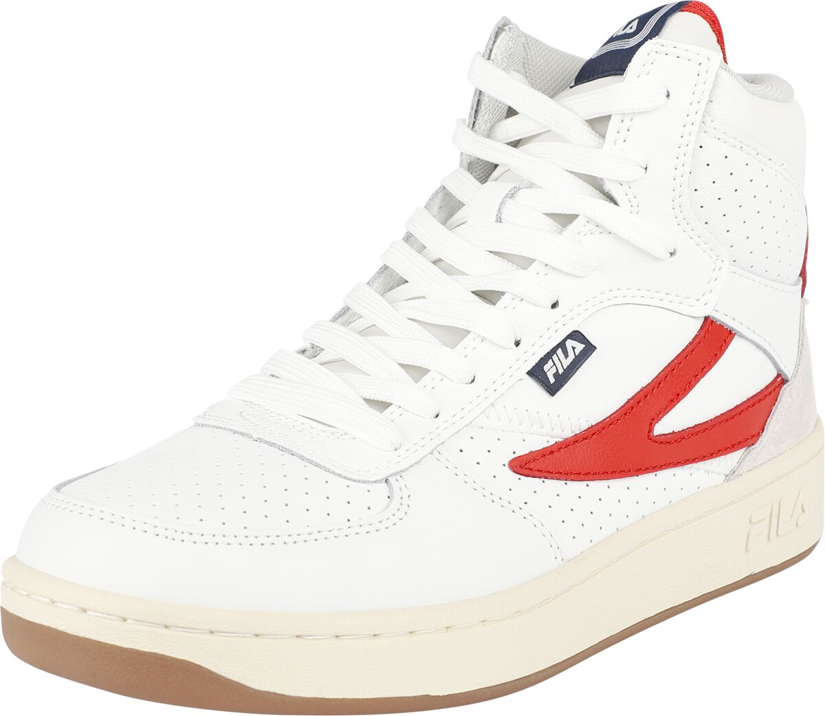 Fila Sneaker high - FILA SEVARO mid wmn - EU36 bis EU40 - für Damen - Größe EU36 - weiß/rot von Fila