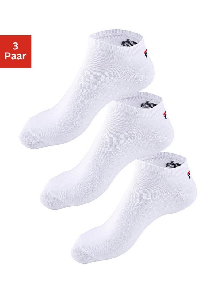 Fila Sneakersocken (3-Paar) mit eingestricktem Logo an der Ferse von Fila