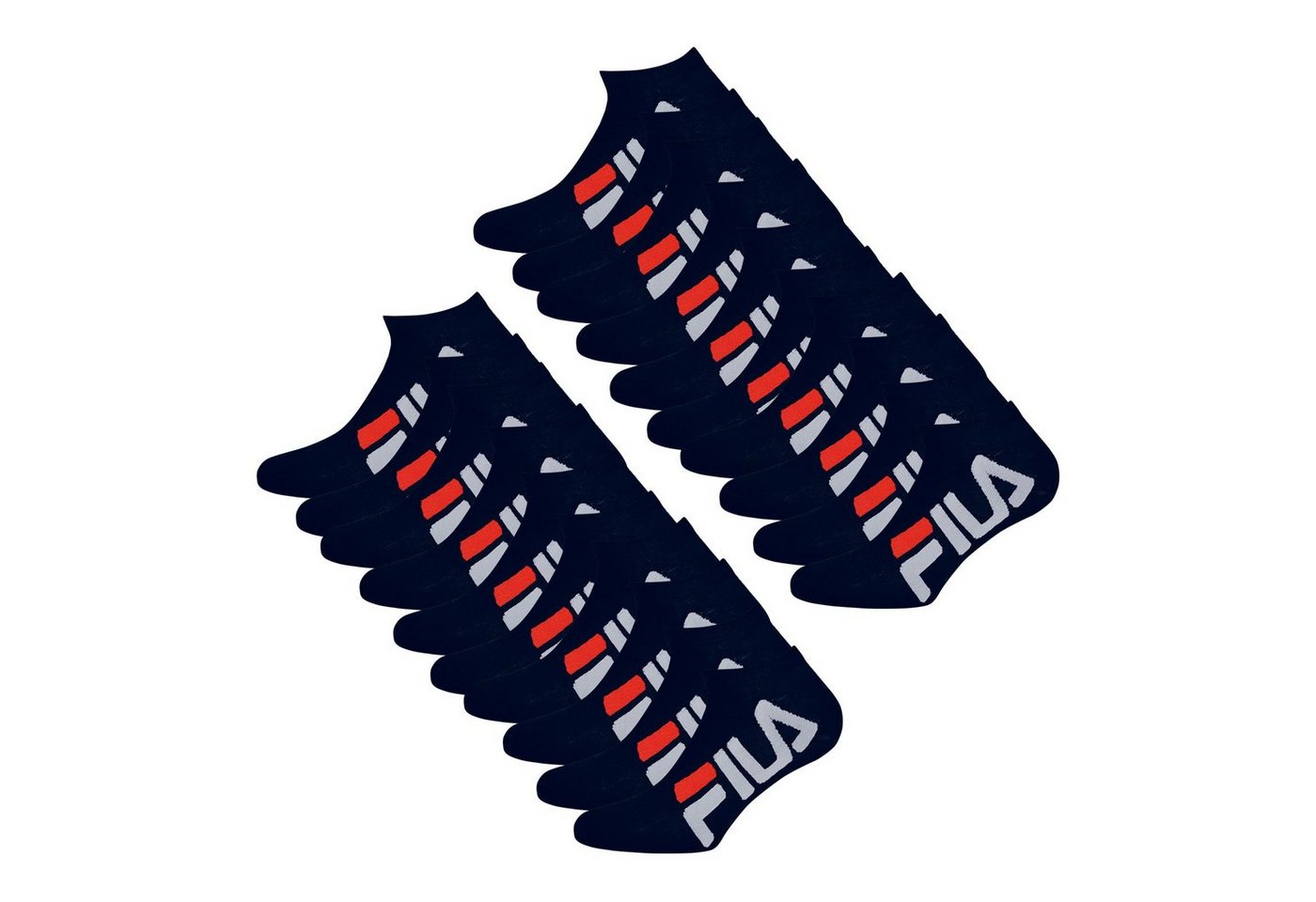 Fila Sneakersocken Calza Inivisible Socks (10-Paar) mit großem Markenschriftzug von Fila