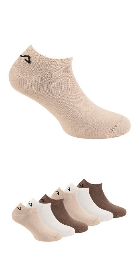 Fila Socken UNISEX INVISIBLE PLAIN SOCKS (6-Paar) mit eingestricktem Logo von Fila