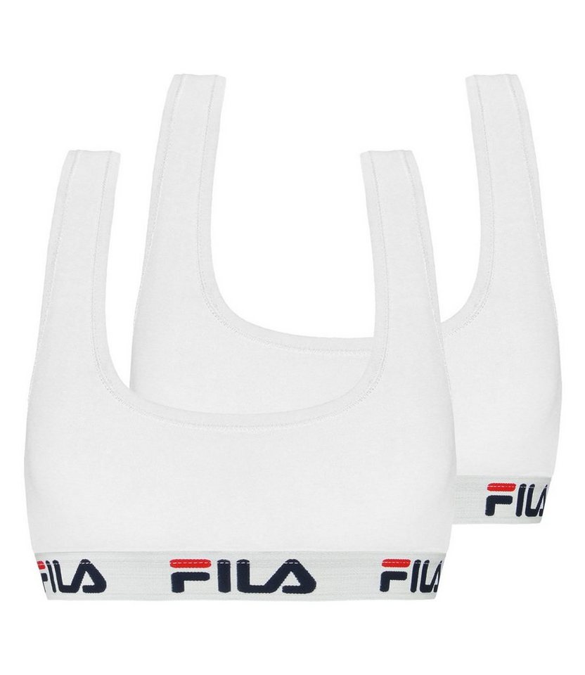 Fila Sport-Bustier Woman Bra (2-tlg., 2er) mit weichem Webgummibund von Fila