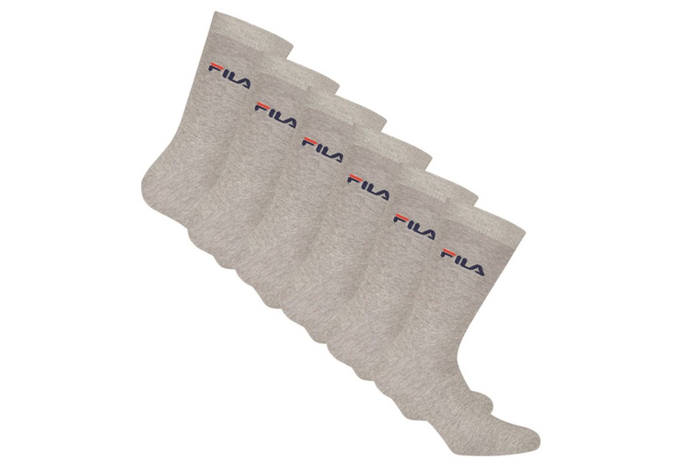 Fila Sportsocken Unisex Socken, 6er Pack - Crew Socks, Strümpfe von Fila