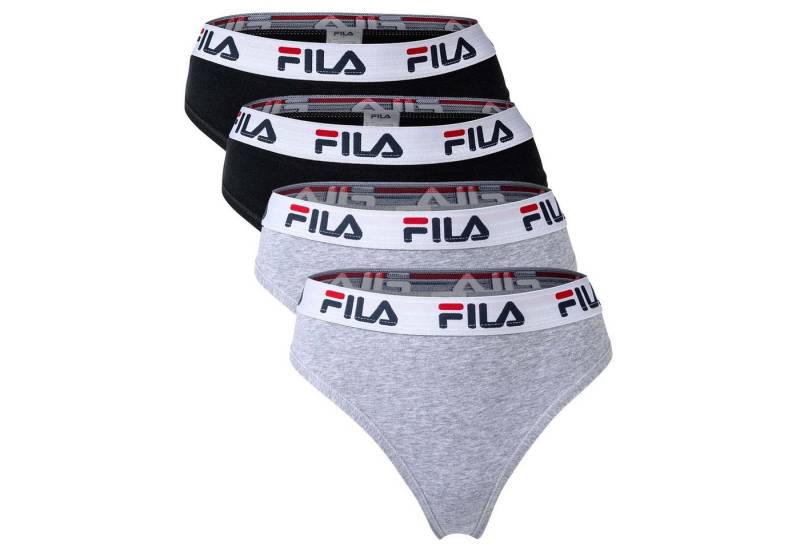 Fila String Damen String 4er Pack Baumwolle (Packung, 4er Pack) von Fila