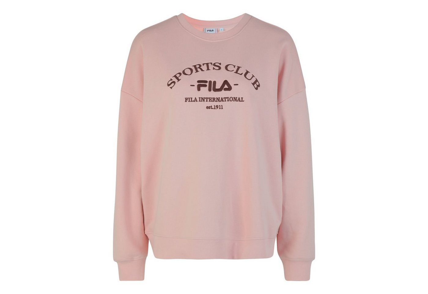 Fila Sweater Borod Loose Fit Crew Sweat mit aufgesticktem Markenlogo von Fila