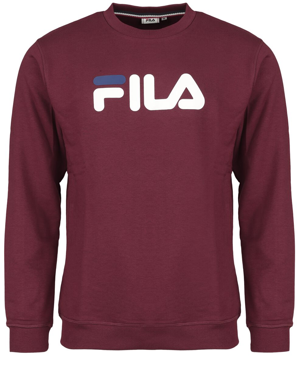 Fila Sweatshirt - BARBIAN Crew Sweat - S bis M - für Männer - Größe M - dunkelrot von Fila