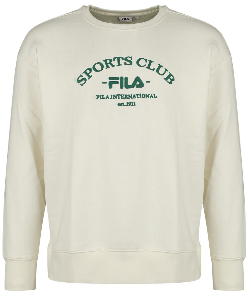 Fila Sweatshirt - BRAND loose fit crew sweat - S bis XXL - für Männer - Größe L - beige von Fila