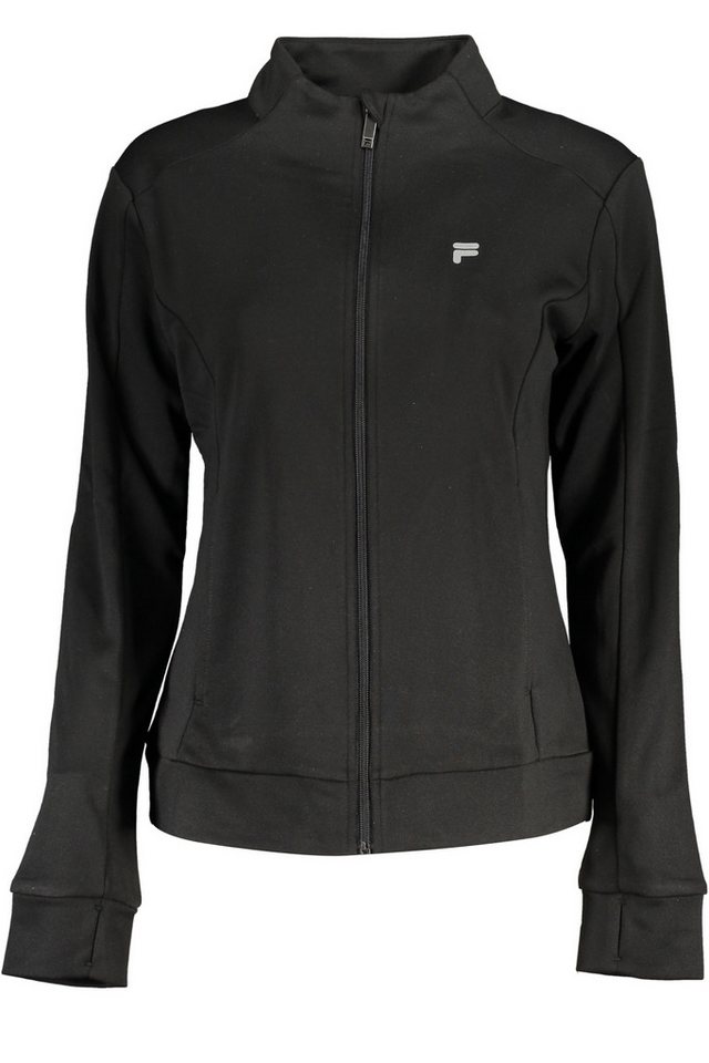 Fila Sweatshirt Damen-Sweatshirt Schwarz: Langarm, Reißverschluss von Fila