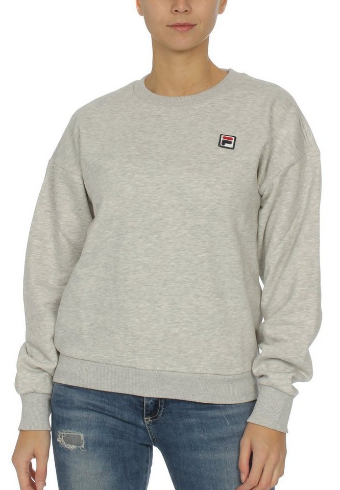 Fila Sweatshirt Fila Sweater Damen SUZANNA CREW SWEAT 687456 Grau B13 Light Grey Melange Bros von Fila