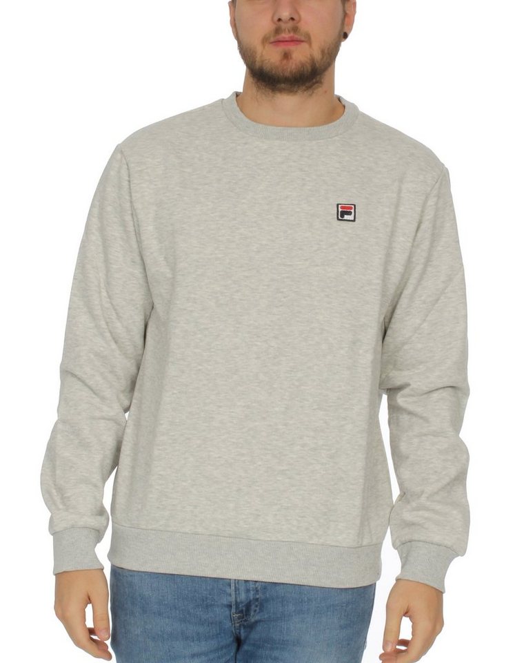 Fila Sweatshirt Fila Sweater Herren HECTOR CREW SWEAT 687457 B13 Light Grey Melange von Fila