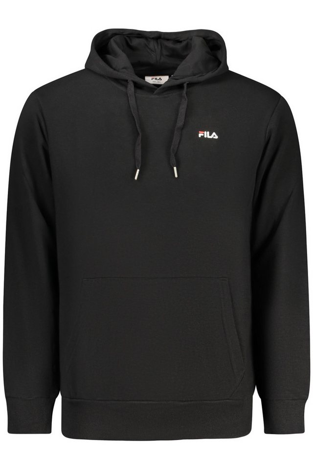 Fila Sweatshirt Schwarzer Herren-Kapuzenpullover mit Stickerei und von Fila