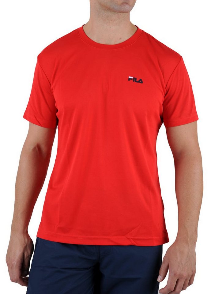 Fila T-Shirt Logo Small rot Herren von Fila