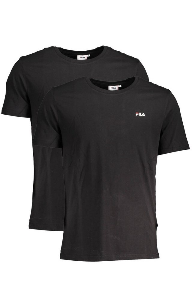 Fila T-Shirt Stylisches Herren Kurzarm T-Shirt Set in Schwarz Fila T-Shirt Stylisches Herren Kurzarm T-Shirt Set in Schwarz von Fila