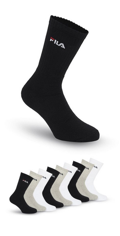Fila Tennissocken UNISEX CREW TENNIS FULL TERRY SOCKS (9-Paar) mit eingestrickem Logo von Fila