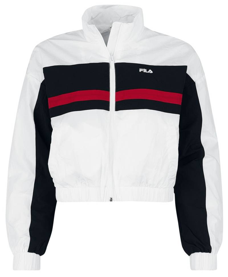 Fila Trainingsjacke - LUBU Cropped Track Jacket - XS bis XL - für Damen - Größe L - weiß von Fila