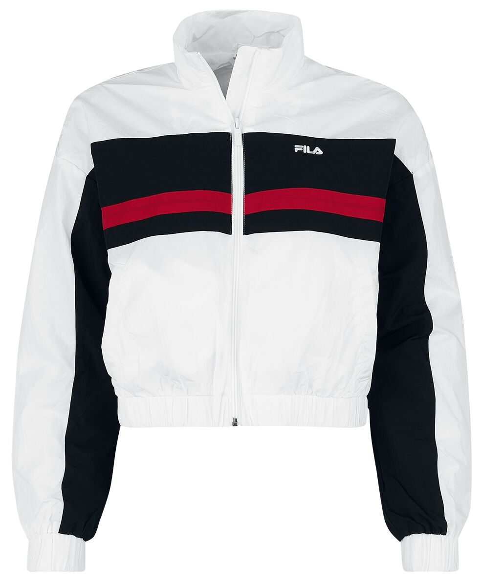 Fila Trainingsjacke - LUBU Cropped Track Jacket - XS bis XL - für Damen - Größe M - weiß von Fila