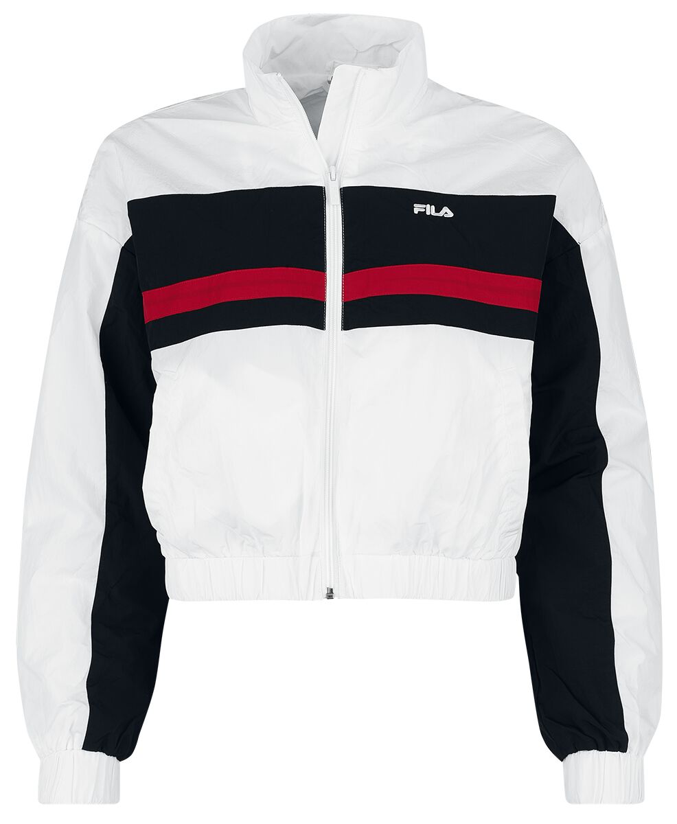 Fila Trainingsjacke - LUBU Cropped Track Jacket - XS bis XL - für Damen - Größe XL - weiß von Fila