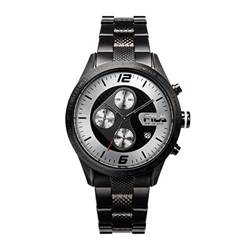 Fila Unisex Erwachsene Analog Quarz Uhr mit Edelstahl Armband FILA38-001-003 von Fila