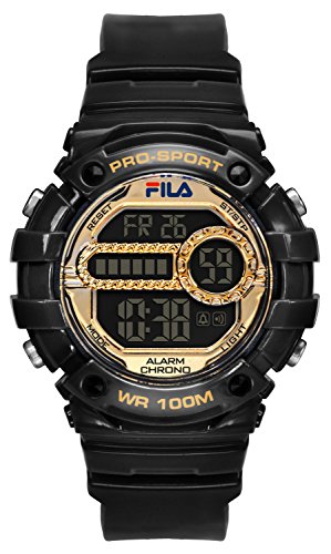 Fila Unisex Erwachsene Digital Quarz Uhr mit Plastik Armband FILA38-099-004 von FILA