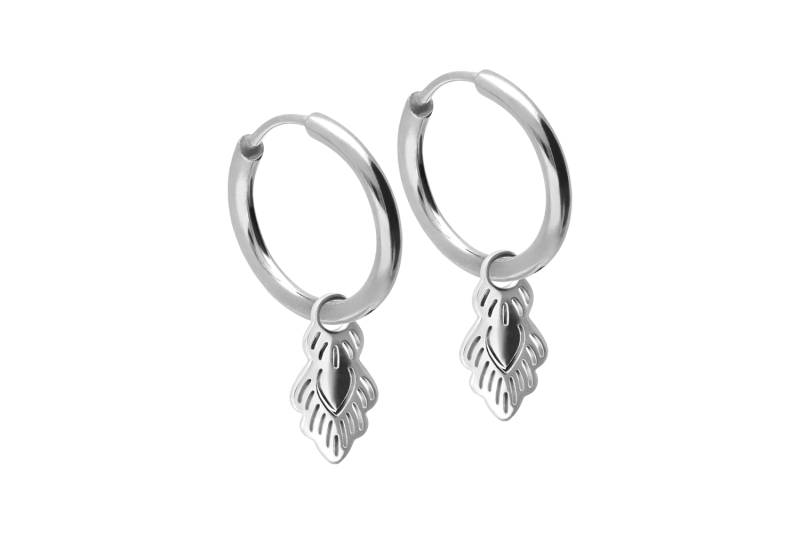 Chirurgenstahl Ohrclicker Creolen ORIENTALISCHES DESIGN von Filango