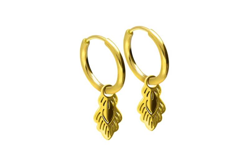 Chirurgenstahl Ohrclicker Creolen ORIENTALISCHES DESIGN von Filango