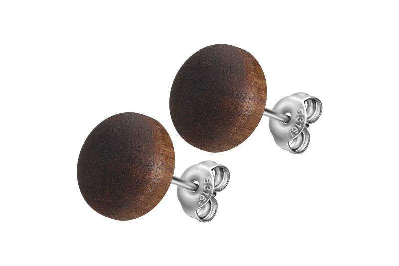 Chirurgenstahl Ohrstecker HOLZDISC ++SALE++ von Filango