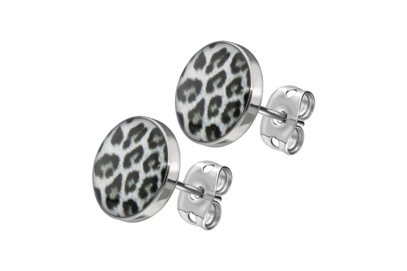 Chirurgenstahl Ohrstecker LEOPARD Chirurgenstahl Ohrstecker LEOPARD von Filango