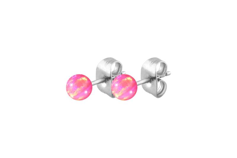 Chirurgenstahl Ohrstecker SYNTHETISCHER OPAL ++SALE++ von Filango