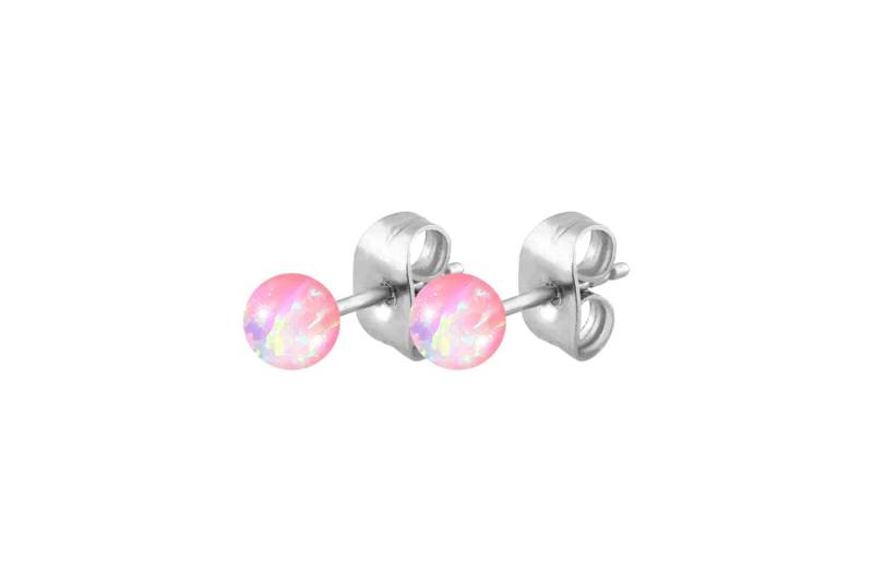 Chirurgenstahl Ohrstecker SYNTHETISCHER OPAL ++SALE++ von Filango