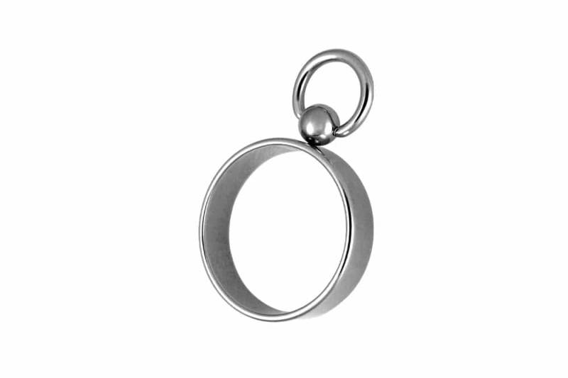 Chirurgenstahl Ring schmal mit BCR ++SALE++ von Filango