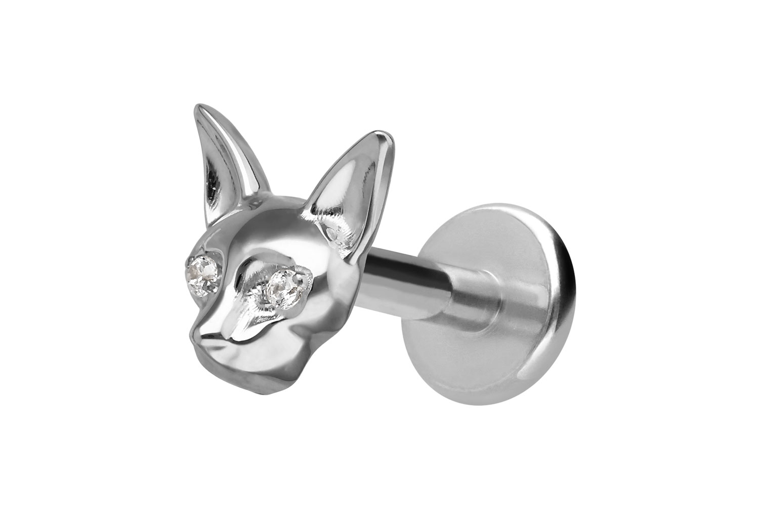 Titan Labret mit Innengewinde KATZE von Filango