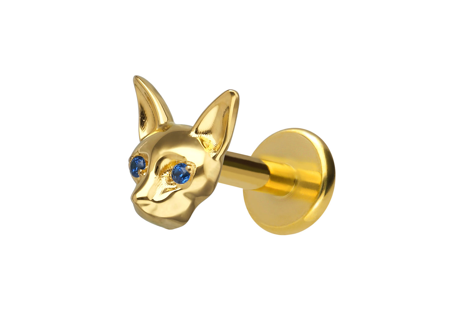 Titan Labret mit Innengewinde KATZE von Filango