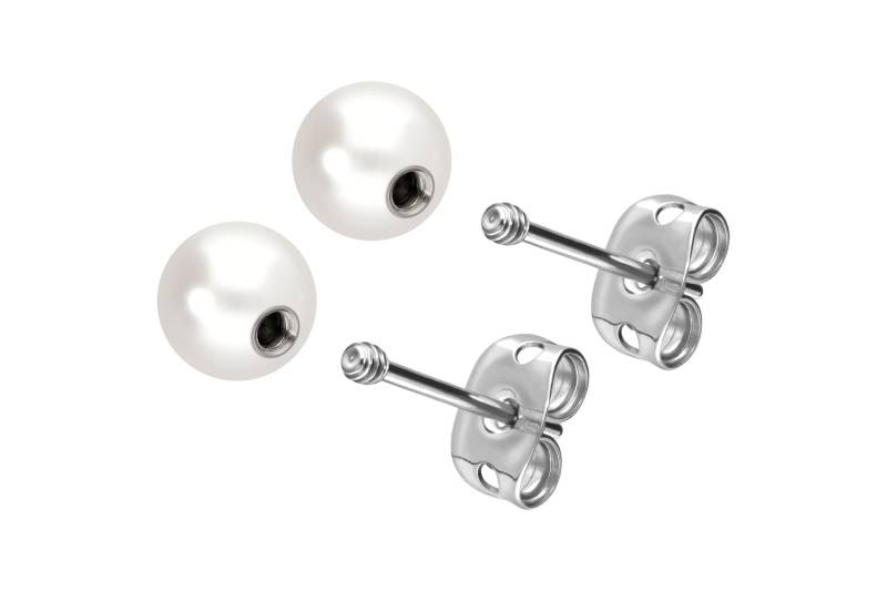 Titan Ohrstecker ECHTE FRISCHWASSERPERLE Titan Ohrstecker ECHTE FRISCHWASSERPERLE von Filango