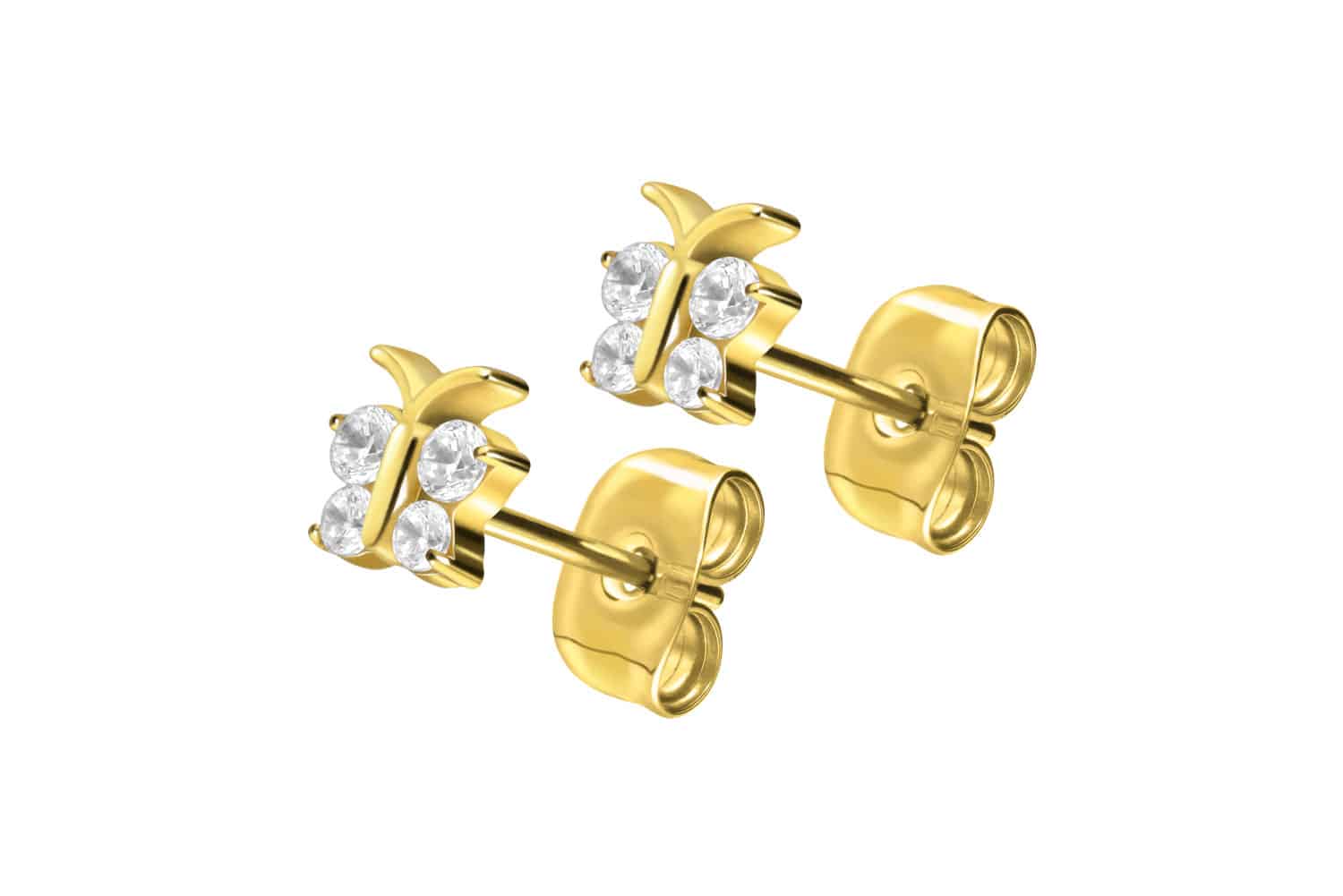 Titan Ohrstecker KRISTALLSCHMETTERLING von Filango