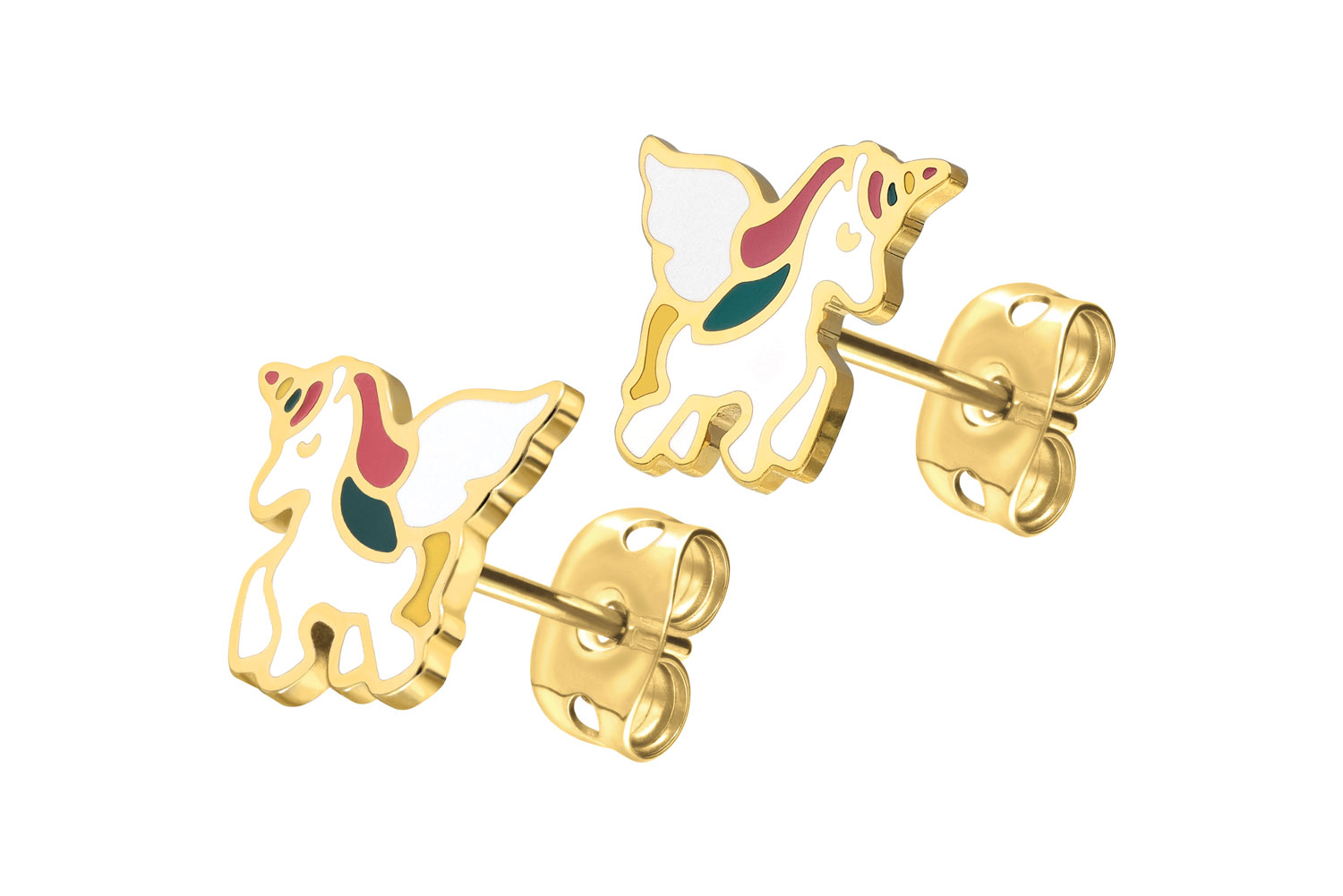 Titan Ohrstecker EINHORN von Filango