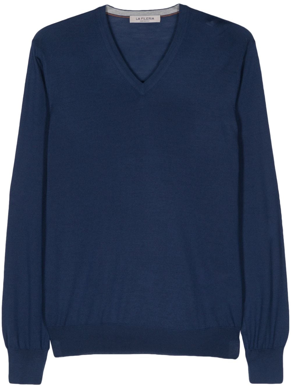 Fileria Pullover mit V-Ausschnitt - Blau von Fileria