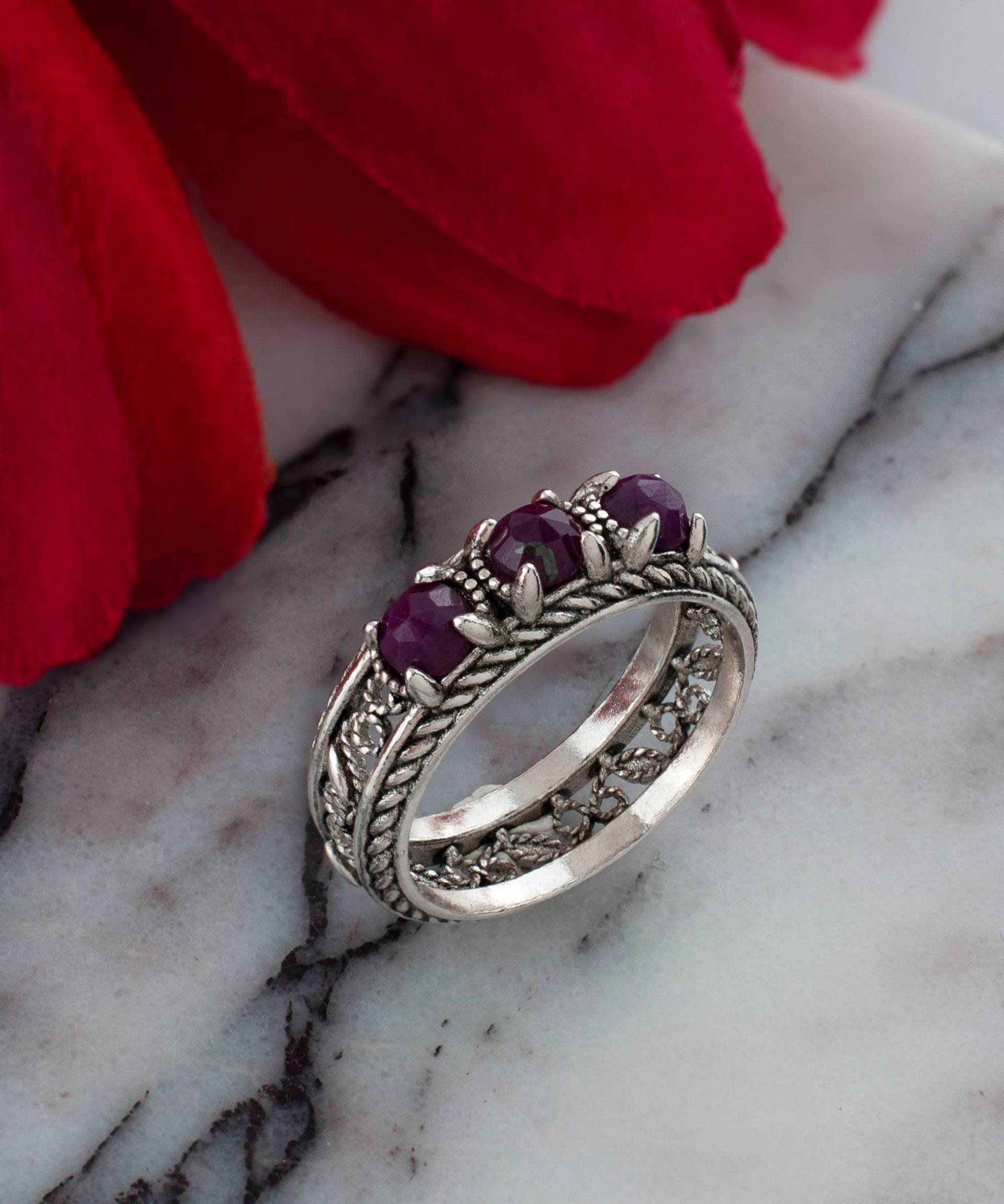 Rubin Korund Silber Filigran Breit Eternity Bandring, 925 Sterling Artisan Gemacht Filigrane 7mm Bandring Handgemachten Schmuck Rubin Korund Silber Filigran Breit Eternity Bandring, 925 Sterling Artisan Gemacht Filigrane 7mm Bandring Handgemachten Schmuck von FiligranSilver